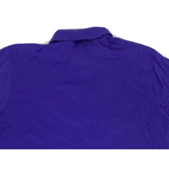 Men's Peter Millar Short Sleeve Polo Shirt Purple L Gleneagles‎ 2014 Ryder Cup - Picture 10 of 10